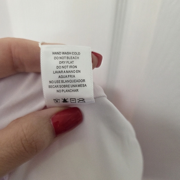 Dixperfect Retro 80s/90s Hot Pink One Piece Swimsuit Size M - Picture 8 of 10